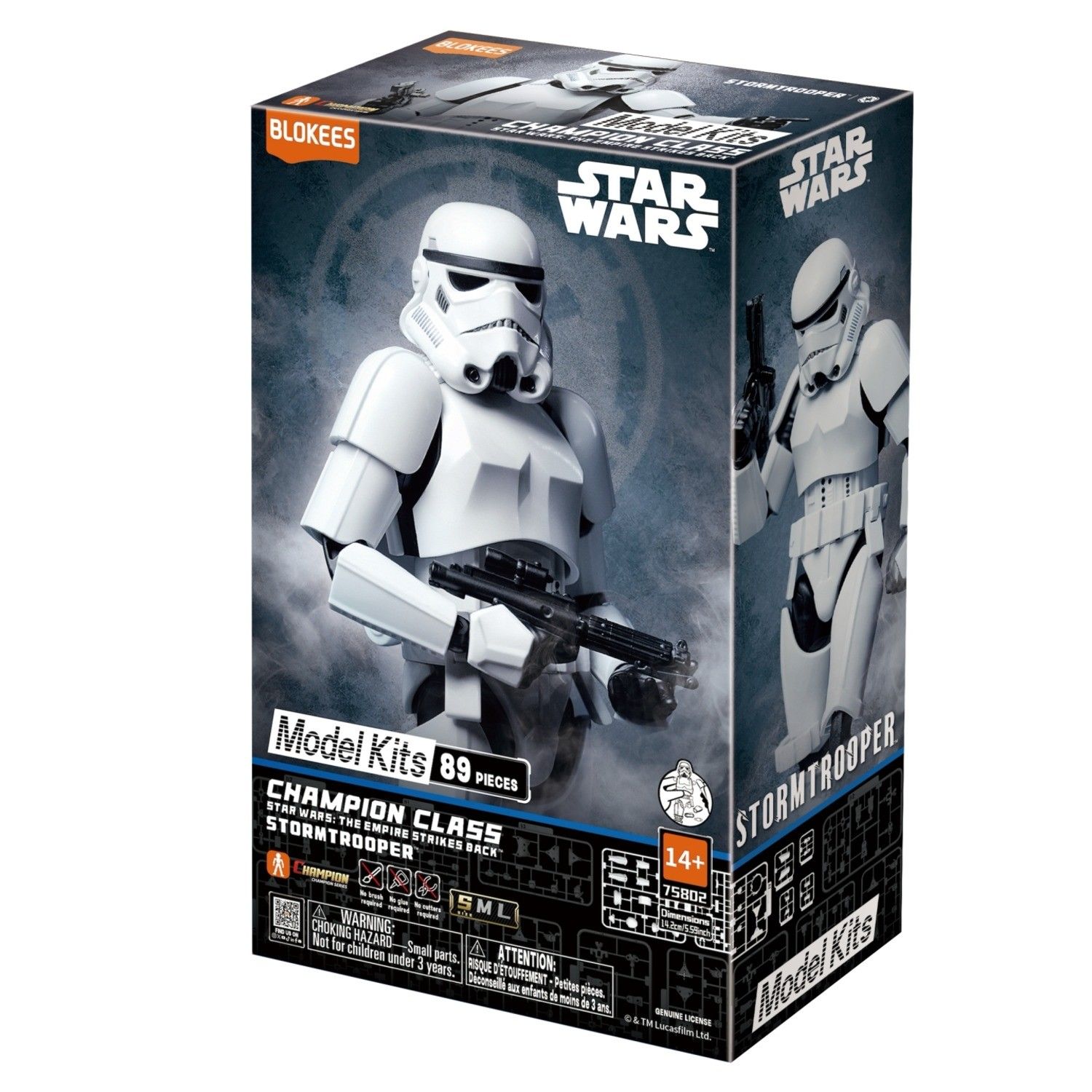 Blokees Model Kits - Star Wars EPV : L'Empire contre-attaque CC02 - Stormtrooper