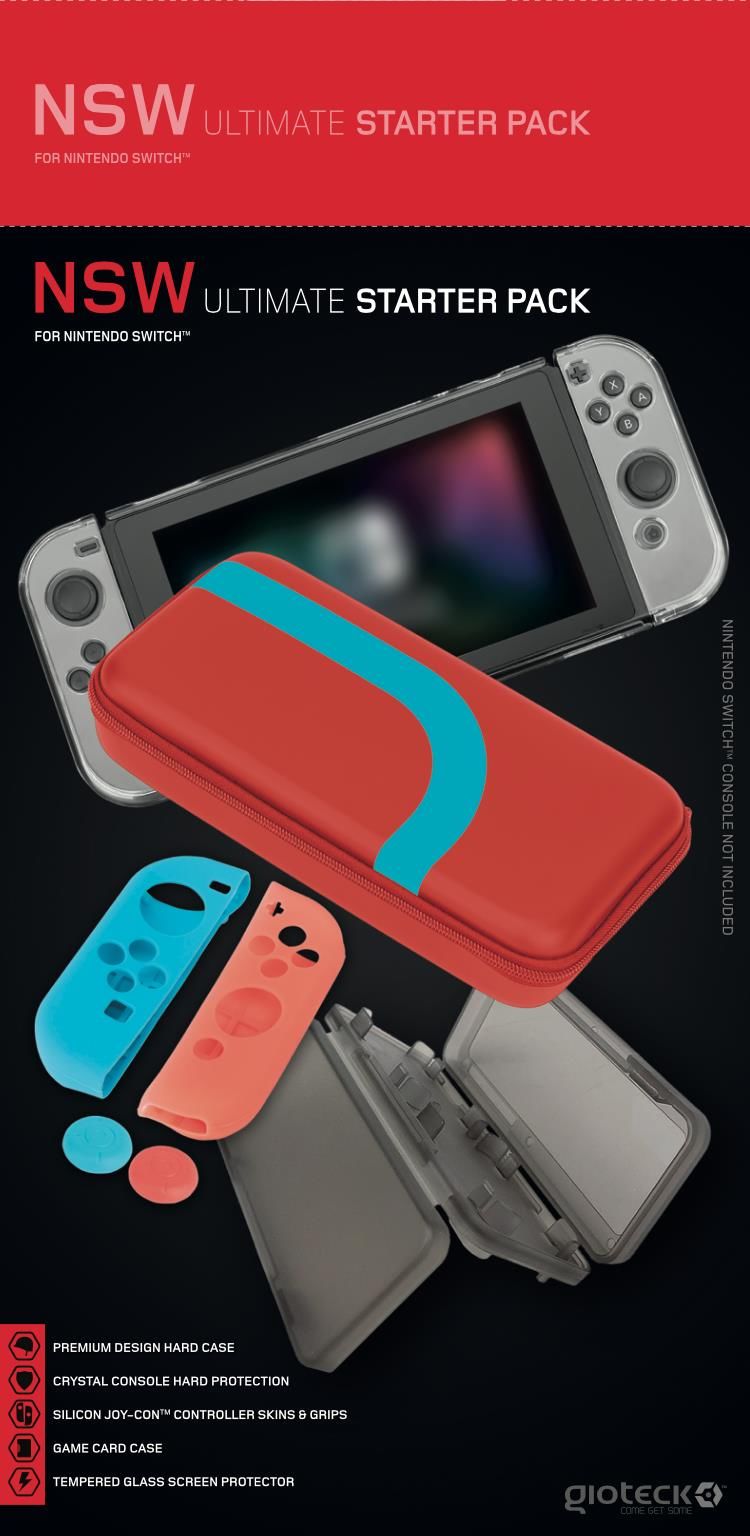 Gioteck - Nintendo Switch Essential Starter Pack