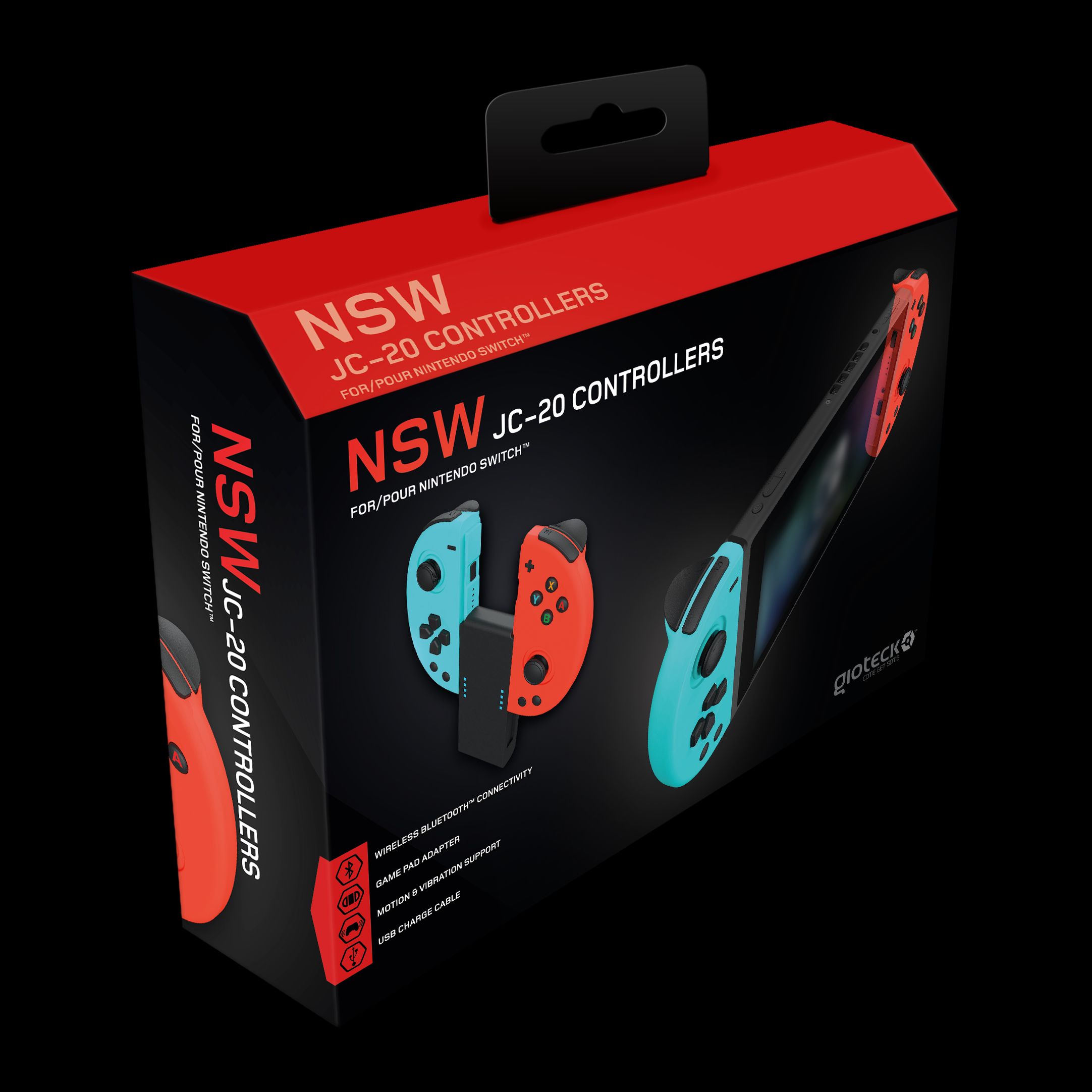 Gioteck - JC20 Controllers for Nintendo Switch