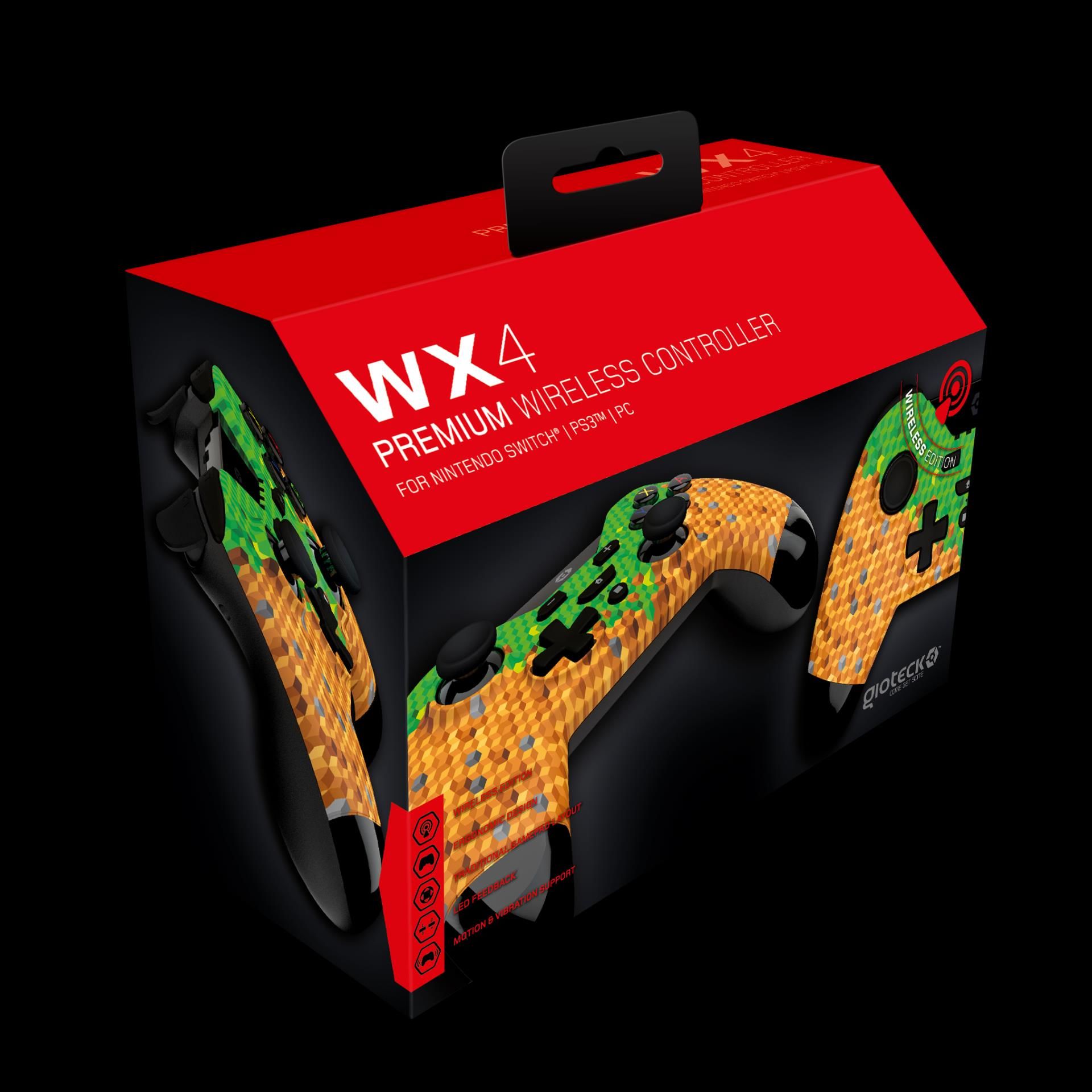 Gioteck - WX4 Manette sans fil Cubes pour Nintendo Switch