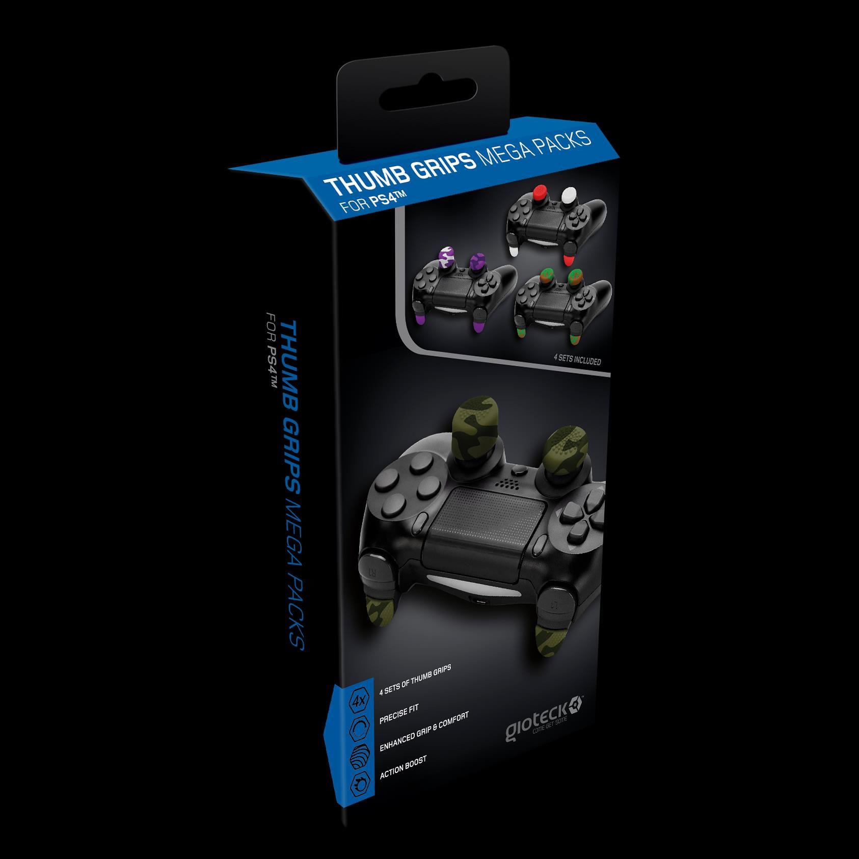 Gioteck - Thumb Grips Mega Pack pour PS4