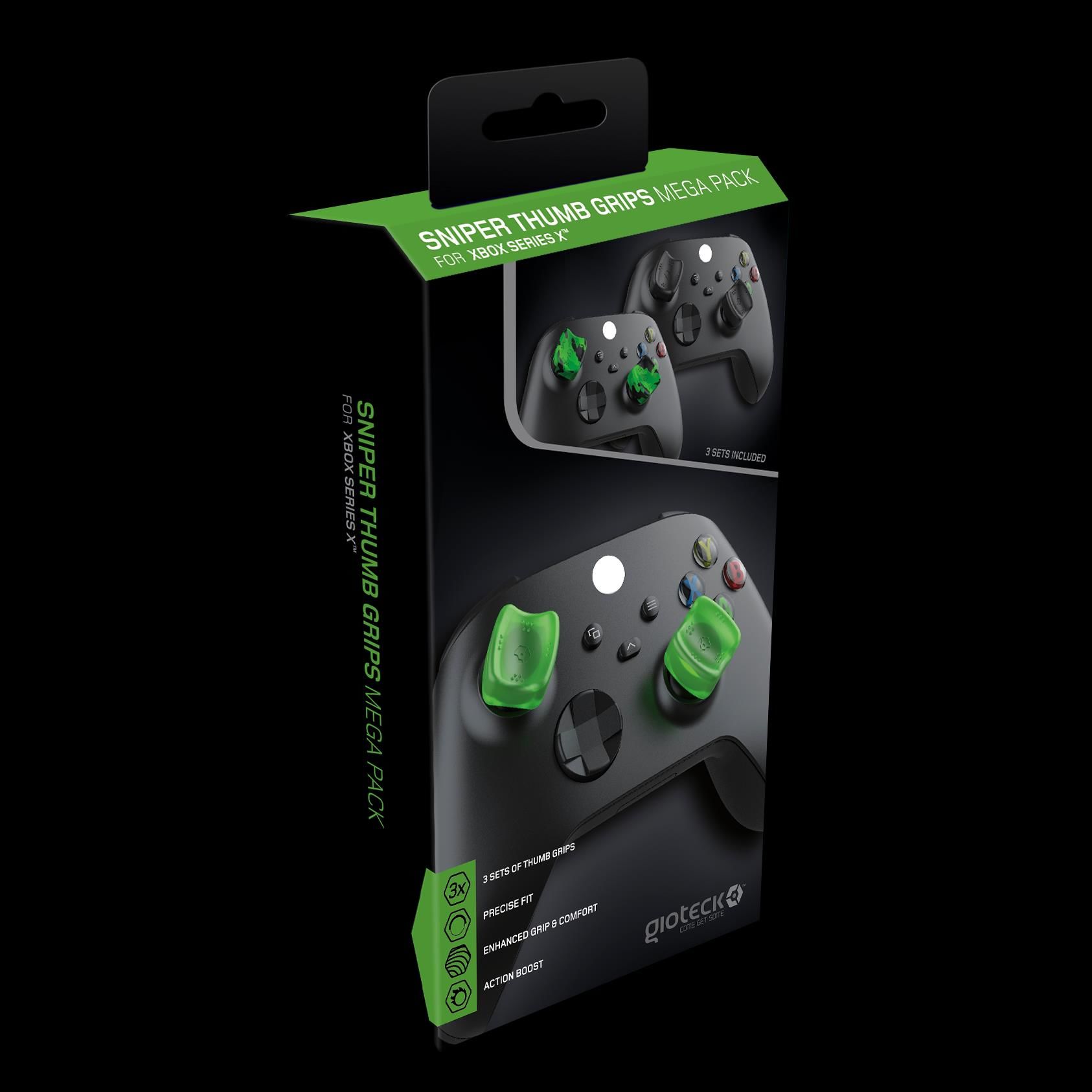 Gioteck - Méga pack de reposes pouce (Thumb Grips) Sniper