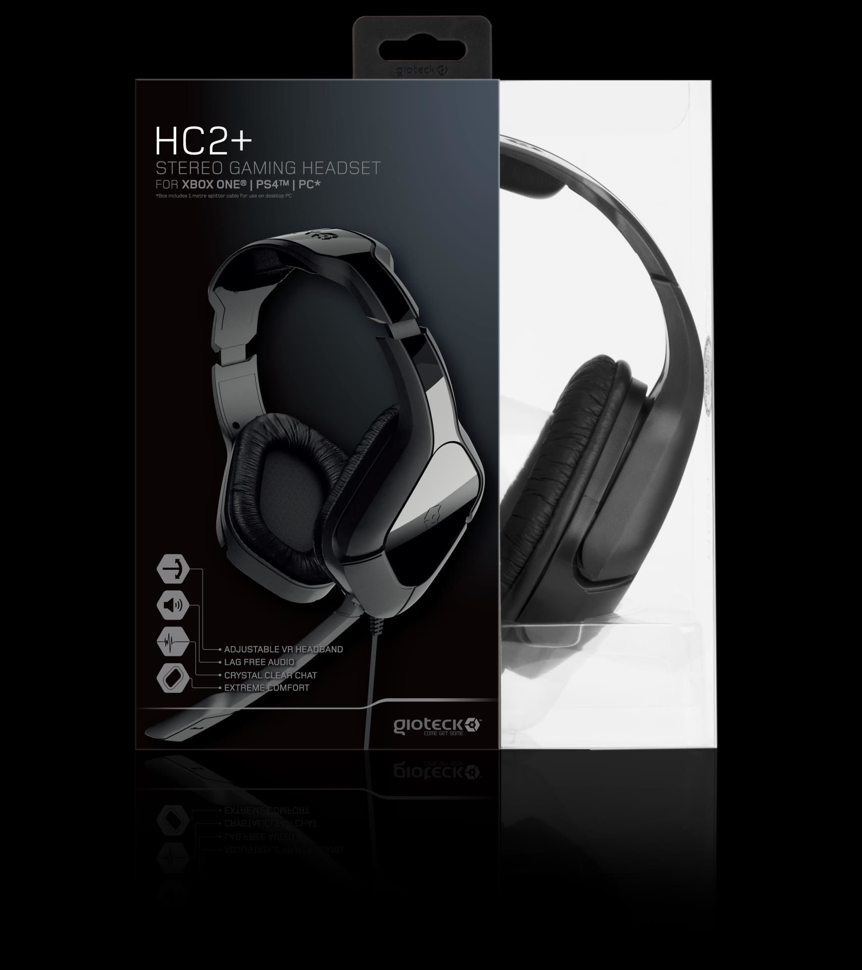 Gioteck - HC2+ Wired Stereo Headset for Xbox One, PS4