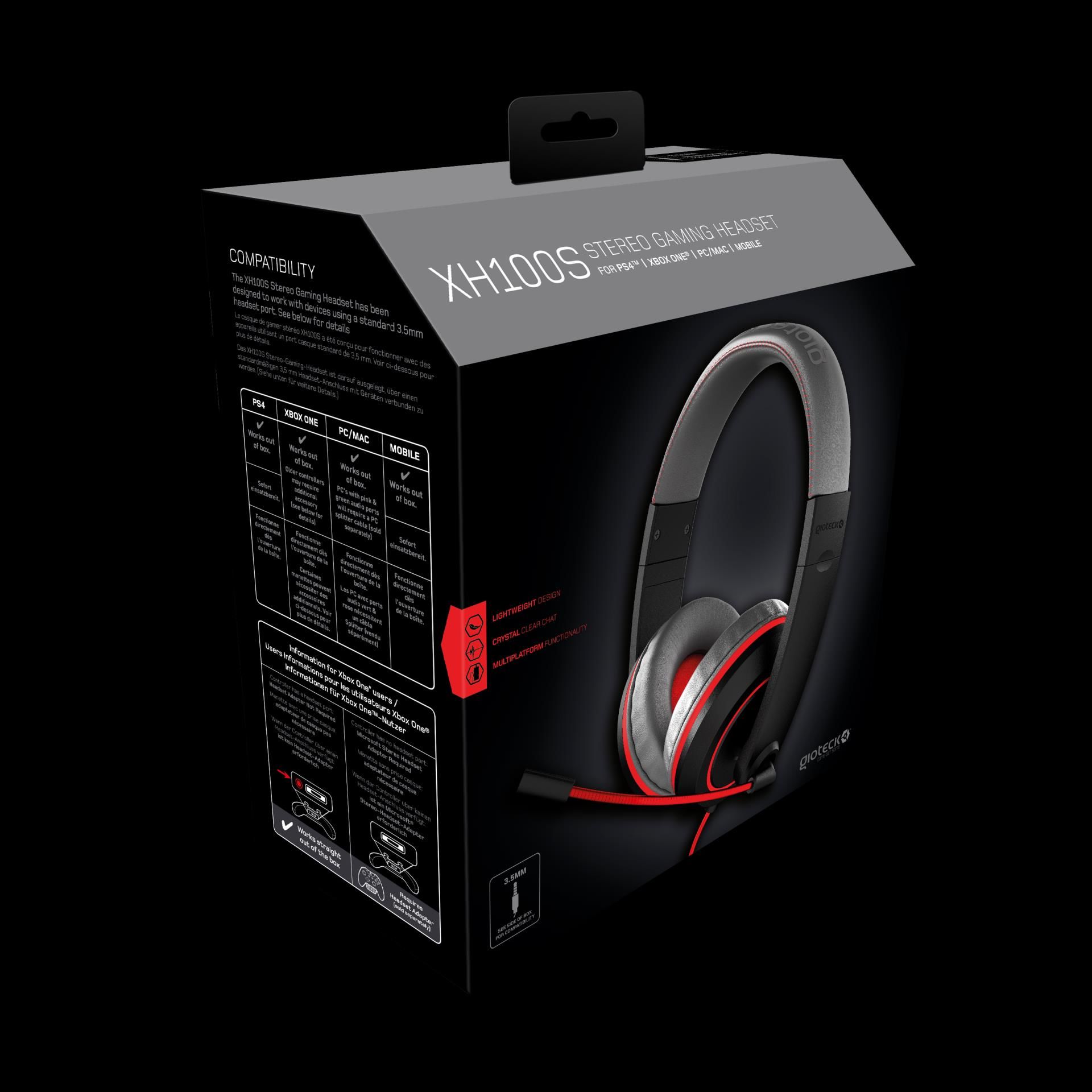 Gioteck - Casque Gaming Stéréo XH100S Pour PS5, PS4,...