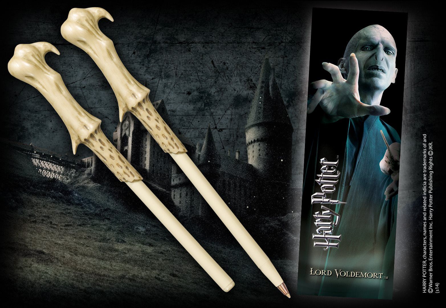 Harry Potter - Stylo Baguette & Marque-Page Voldemort