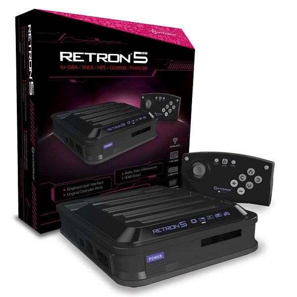 Hyperkin - RetroN 5 Gaming Console Black