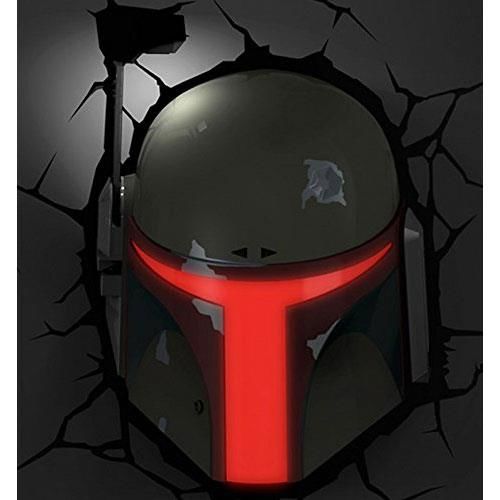 Star Wars 3D Light FX Boba Fett Head