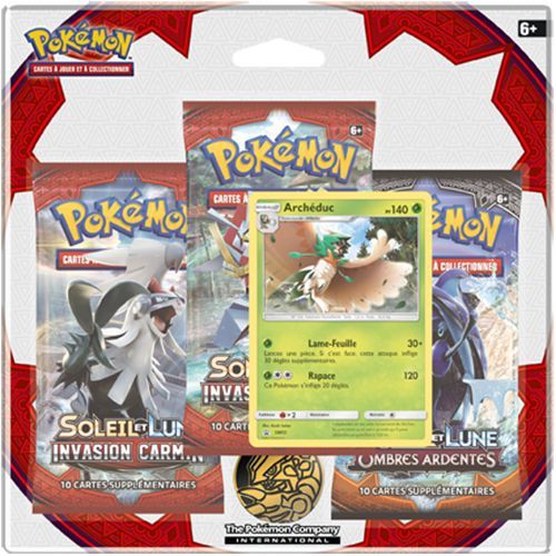 Pokémon - Cartes à Collectionner - - Pack 3 Boosters - SL4 - Soleil Et Lune 4 - Invasion Carmin