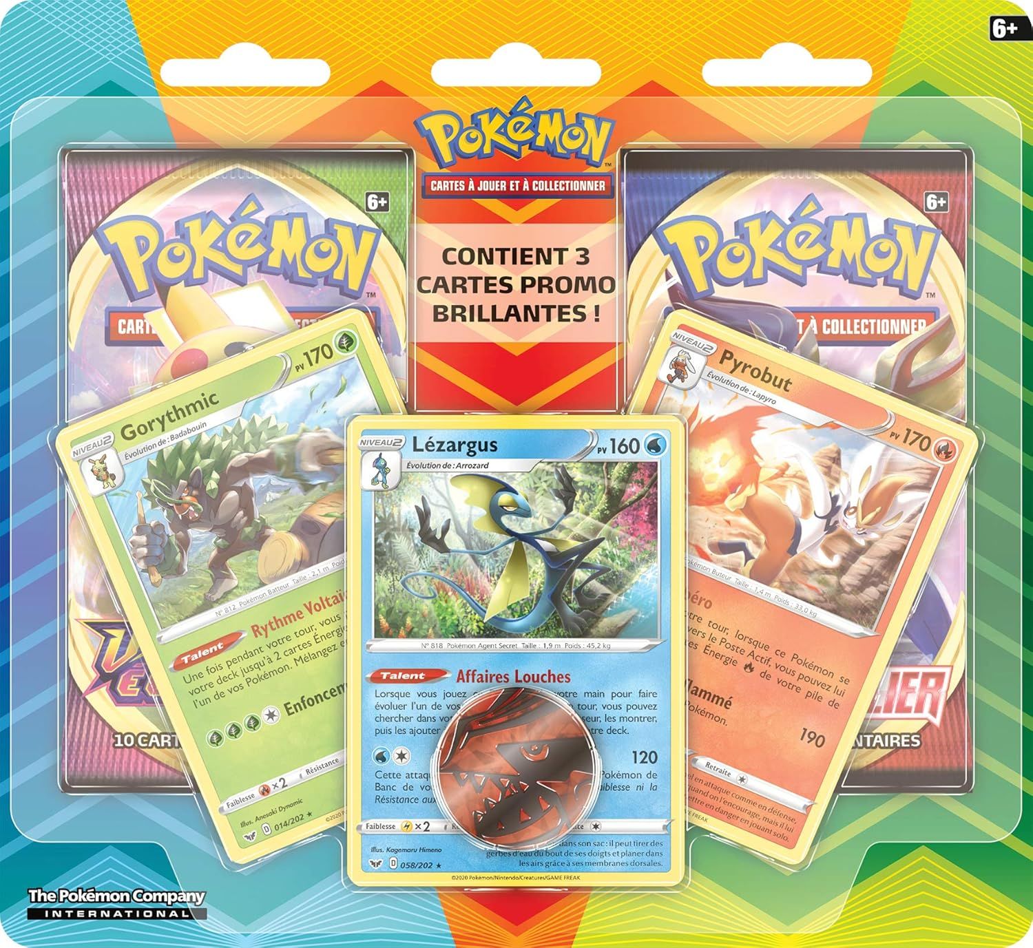 Pokémon Épée et Bouclier - Pack 2 boosters