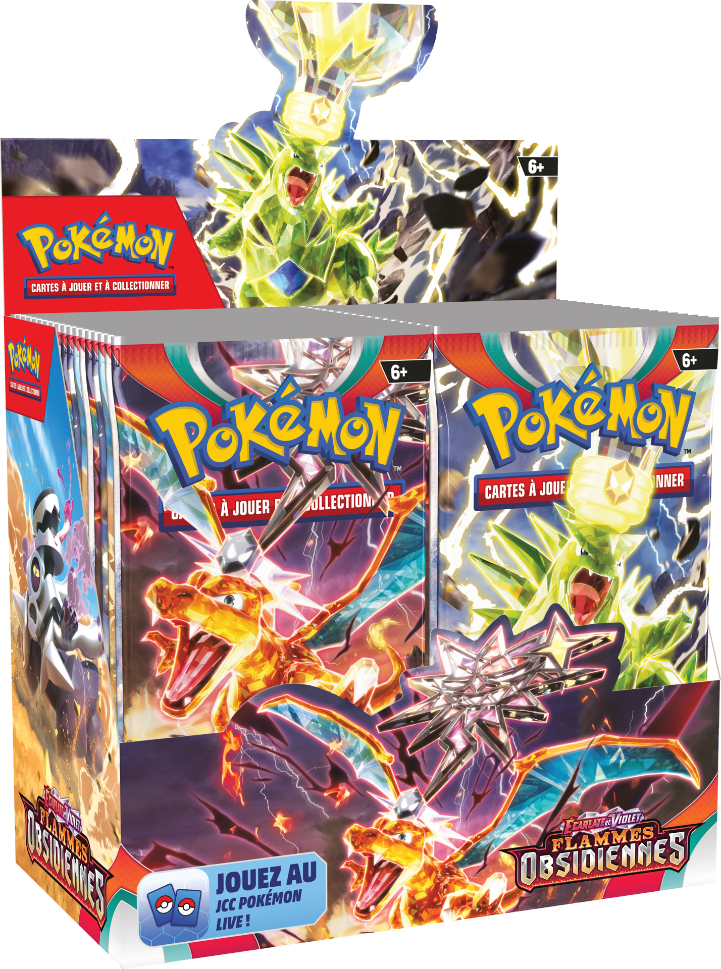 Pokémon JCC - Ecarlate et Violet - Pack de booster Flammes Obsid