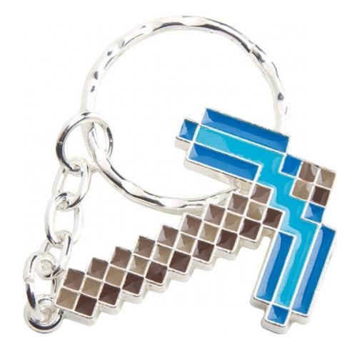 Minecraft Diamond Pickaxe Keychain