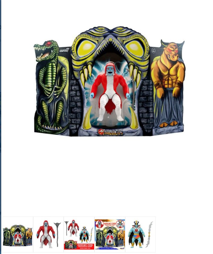 Cosmocats pack 2 figurines Vintage Collection Mumm-Ra\'s Tomb 14 cm