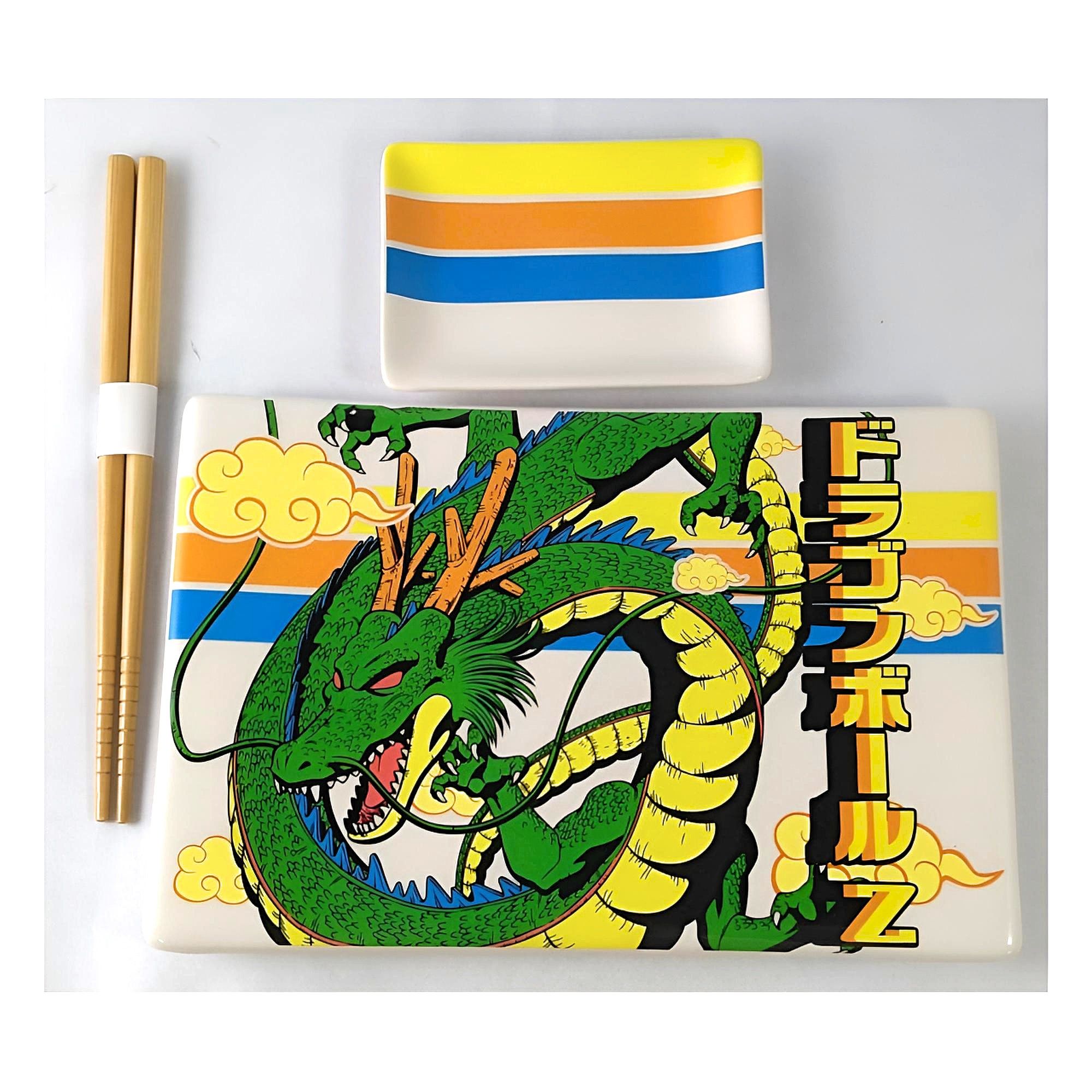 Dragon Ball Z Shenlong Ensemble de Sushi en Céramique
