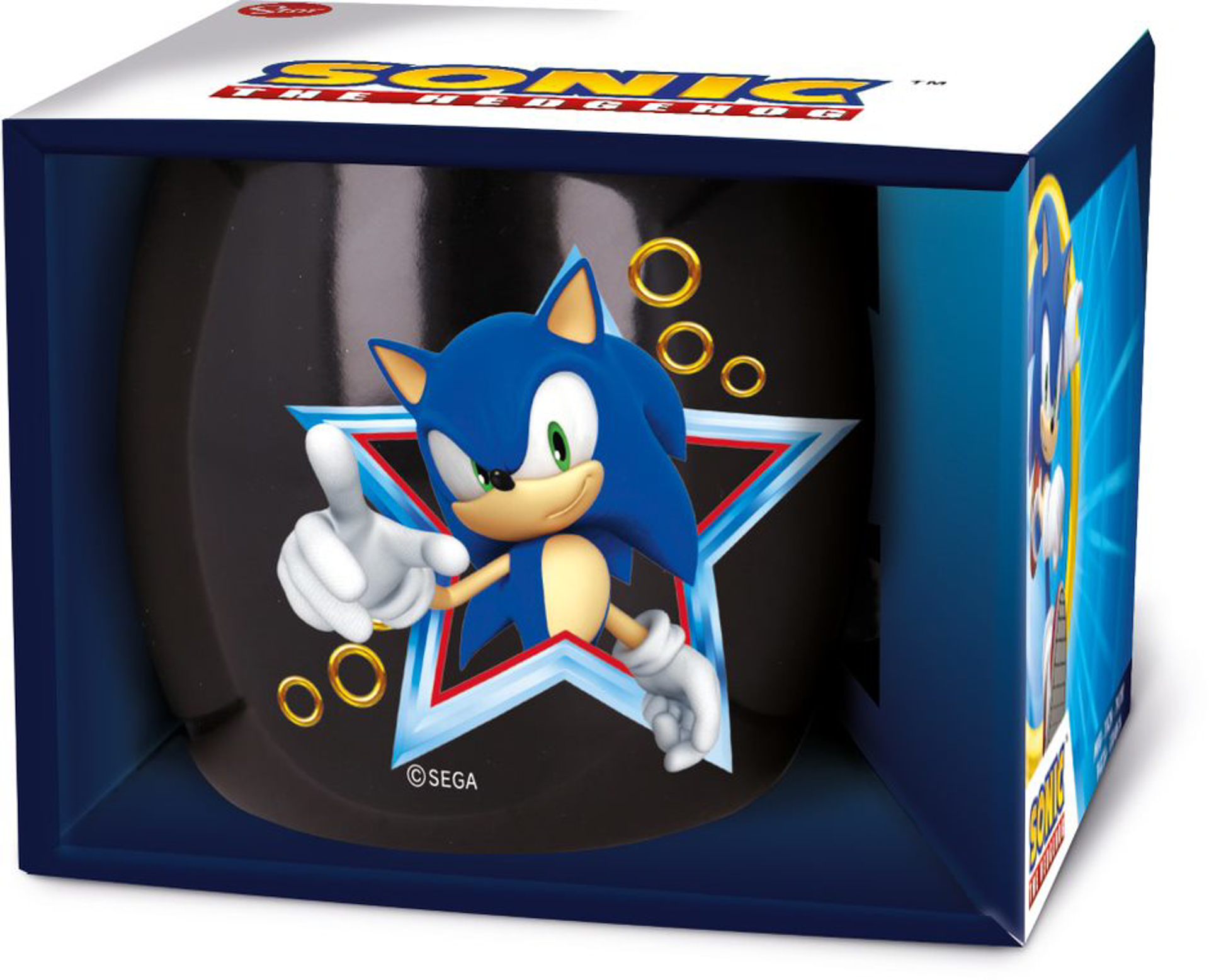 Sega - Mug Globe Céramique en Boîte Cadeau - Sonic le Hérisson -