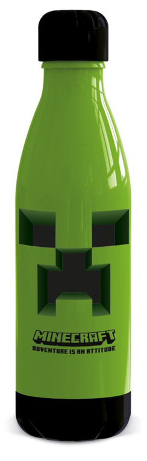 Minecraft - Bouteille en Plastique - Creeper - 660 ML