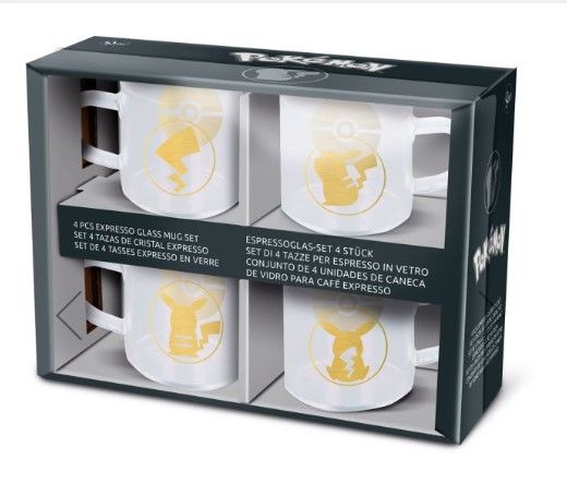 SET EXPRESSO 4 VERRES POKEMON
