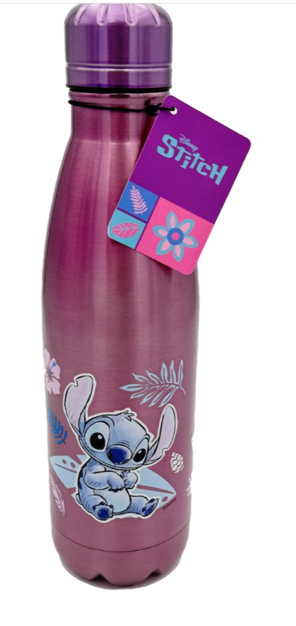 STITCH -Watercolor Rose Métallisé -Bouteille en Acier Inoxydable 780ml