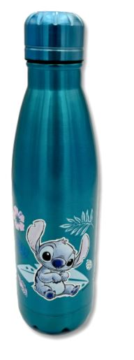 STITCH -Watercolor Bleu Métallisé -Bouteille en Acier Inoxydable 780ml