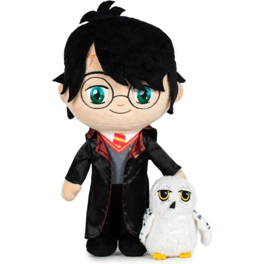 Play by Play Peluche Harry Potter Harry avec Hedwig 30 cm