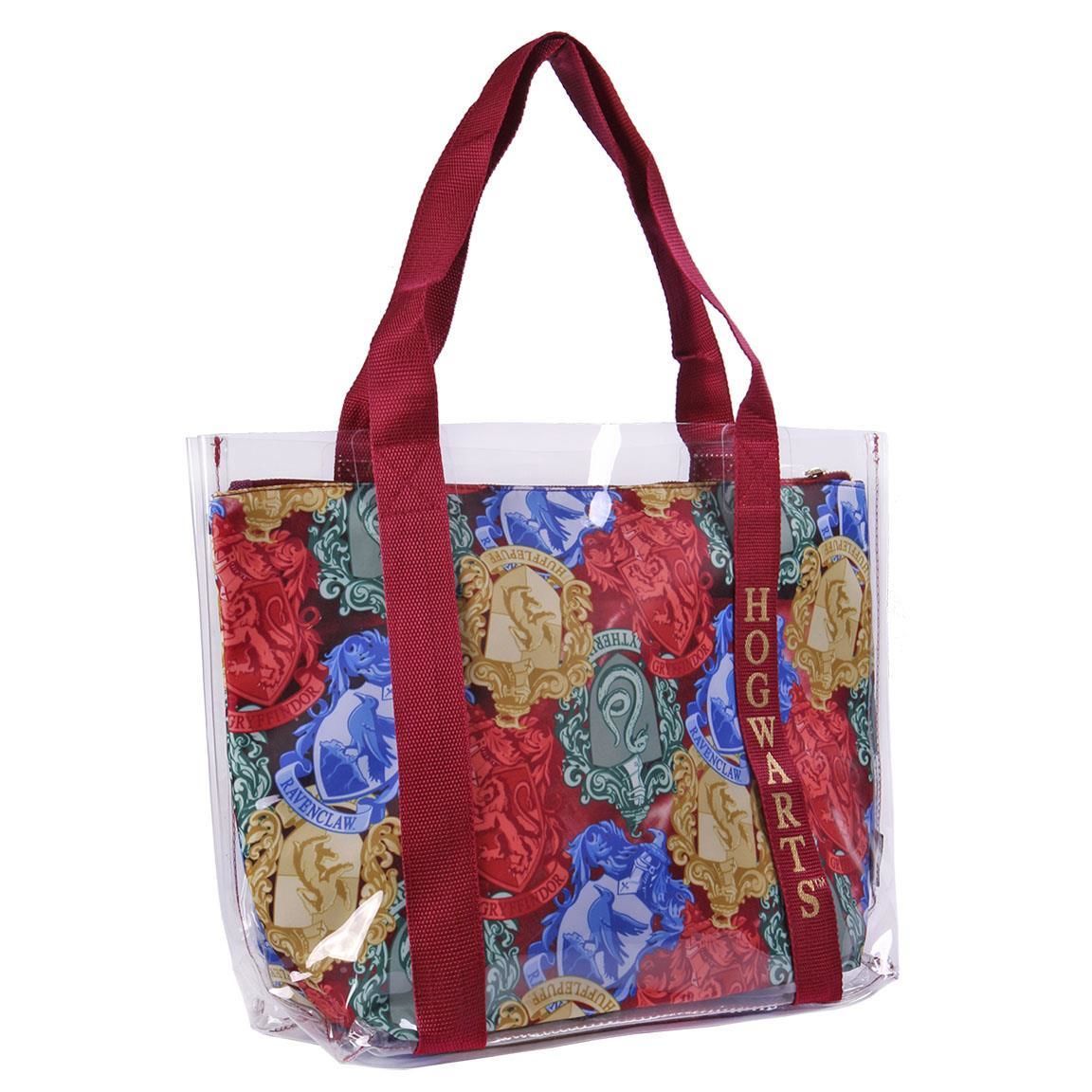 Harry Potter - Sac à bandoulière transparent Poudlard