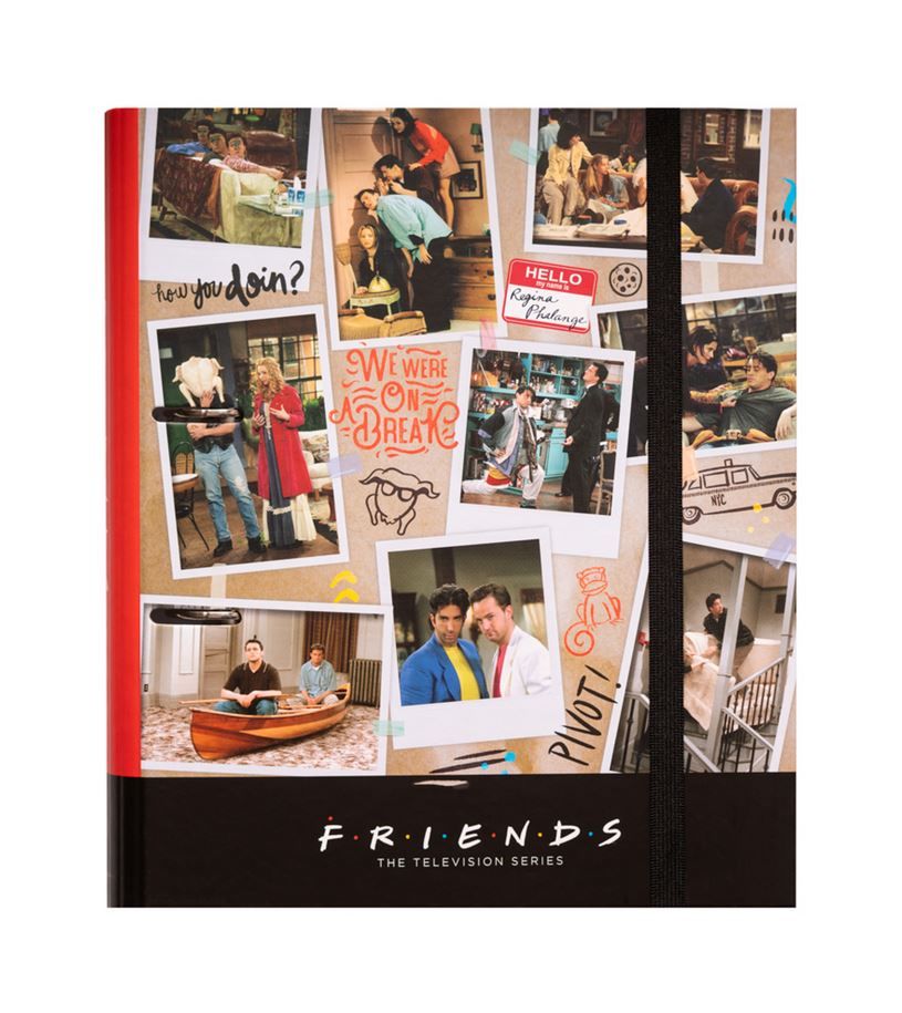 Friends - Classeur Premium à 2 anneaux avec élastique