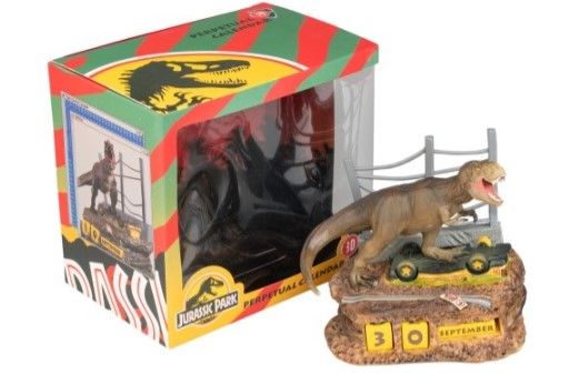 JURASSIC PARK - Calendrier Perpétuel 3D en Résine