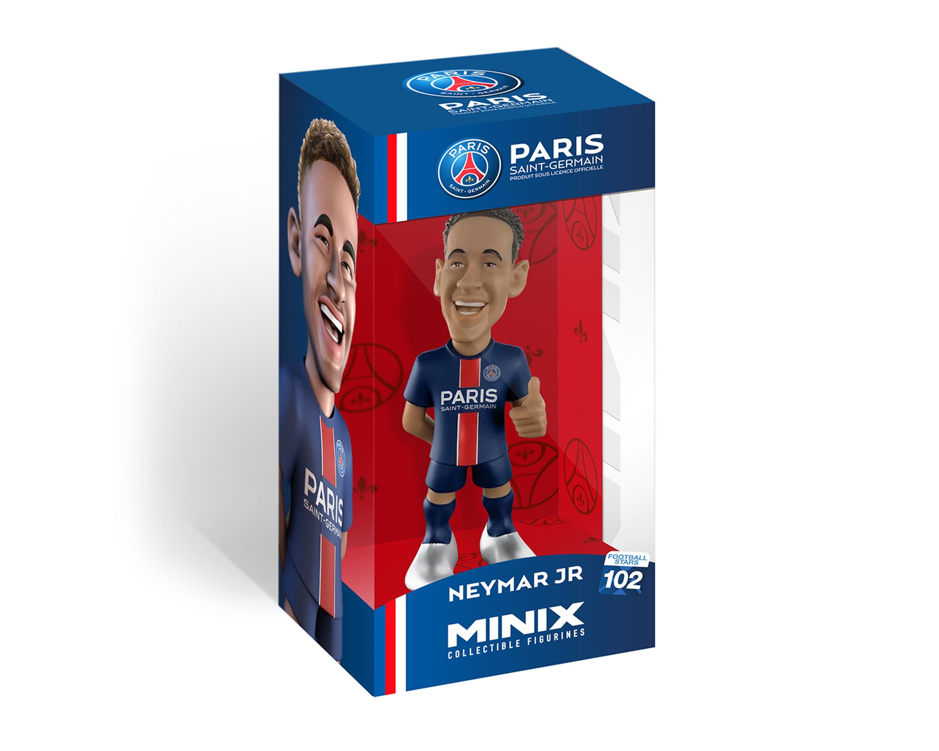 Minix - Football - PSG - Neymar Jr \"010\" - Figurine 12cm