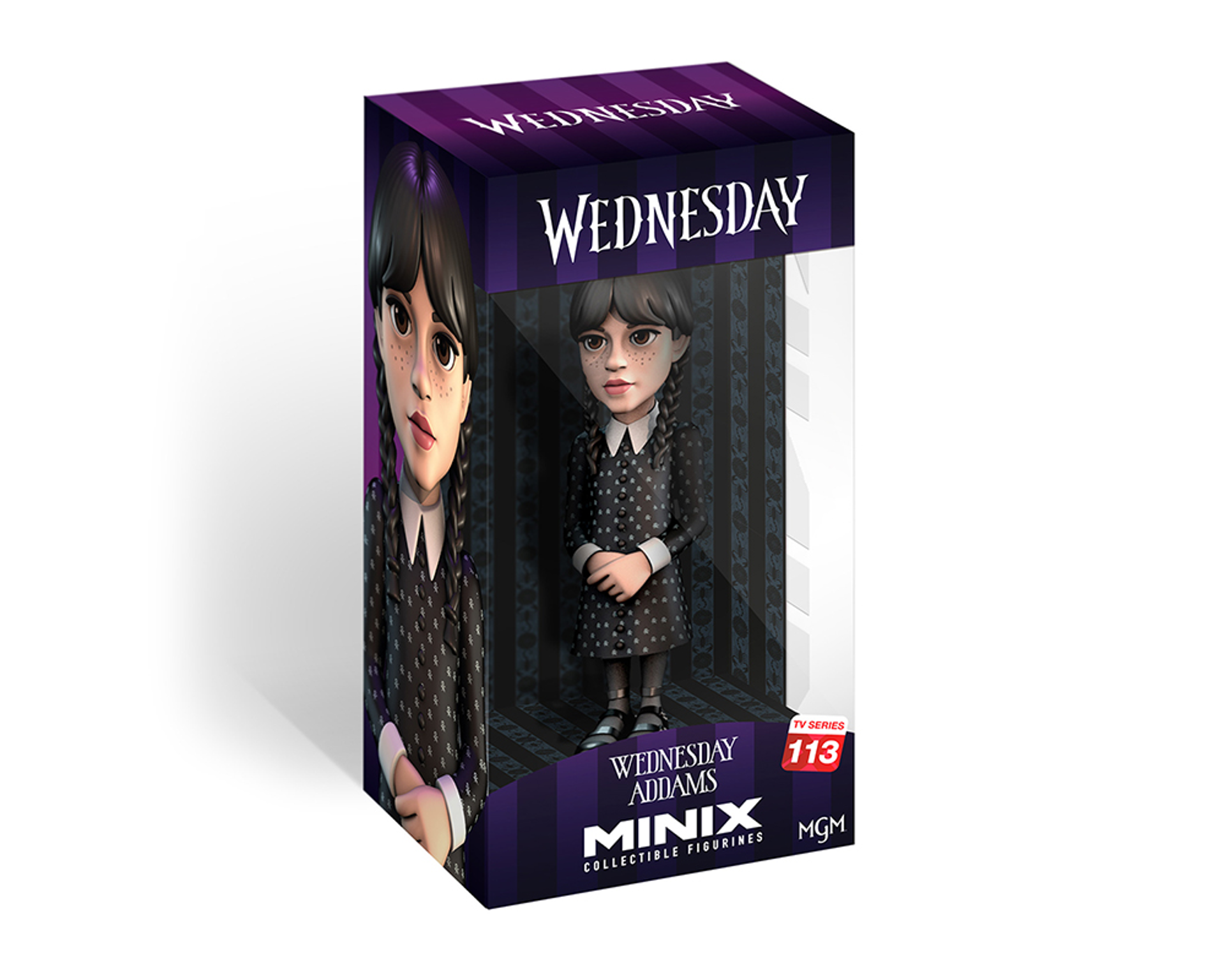 Minix - Netflix - Mercredi - Mercredi Addams - Figurine 12cm