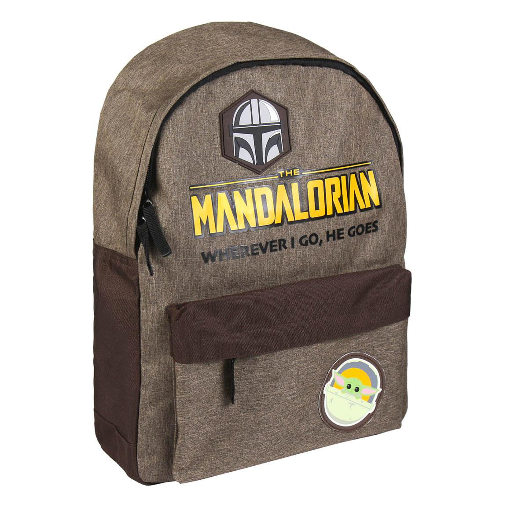 Star Wars: The Mandalorian - Sac à dos \"Où que j\'aille, il me su