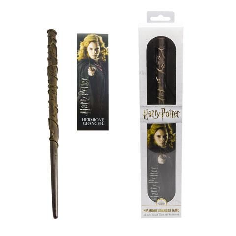 Harry Potter - Baguette Hermione 30 cm + Marque-page 3D