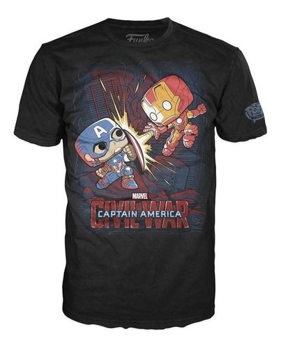 Funko Pop! Tees : Captain America Civil War - XS