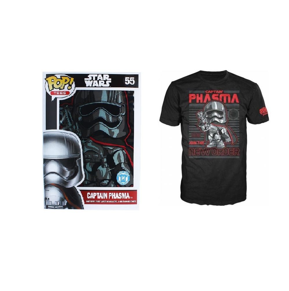 Funko Pop! Tees : Star Wars Captain Phasma - L