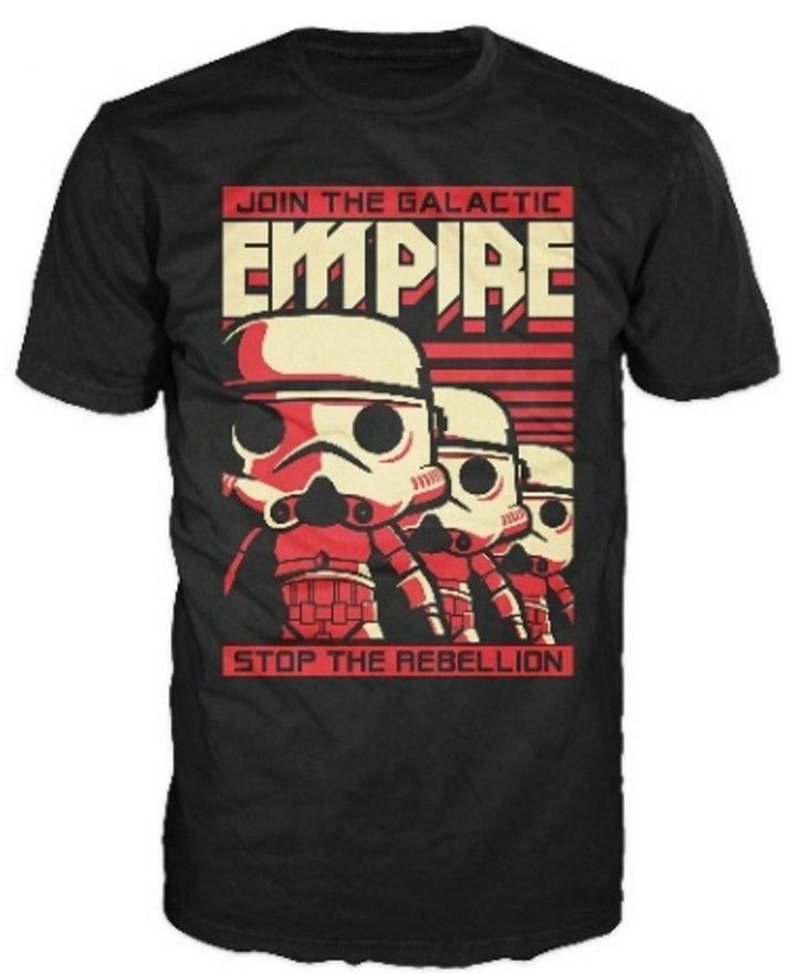 Funko Pop! Tees : Star Wars Galactic Empire Propaganda - XS