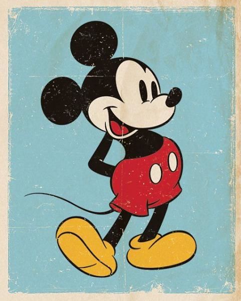 Disney - Mini Poster Mickey Mouse Retro