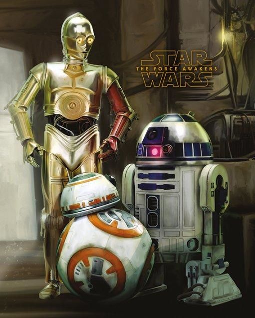 Star Wars - Mini Poster Star Wars Episode VII Droids