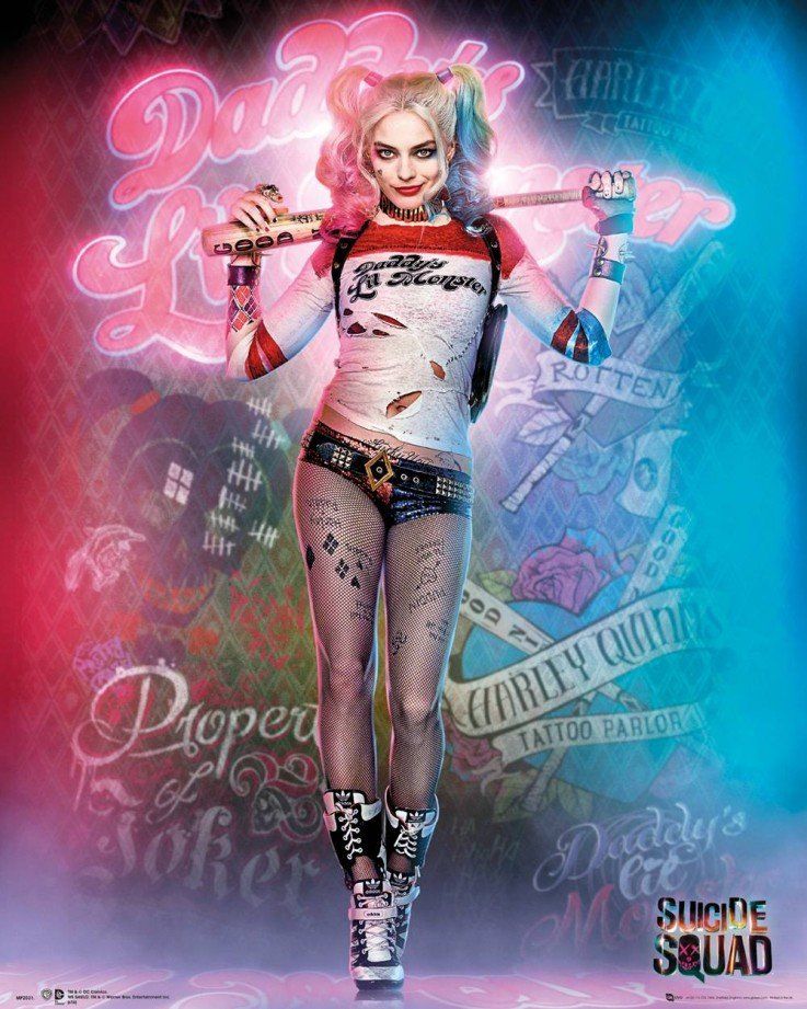 Suicide Squad - Mini Poster Harley Quinn Stand