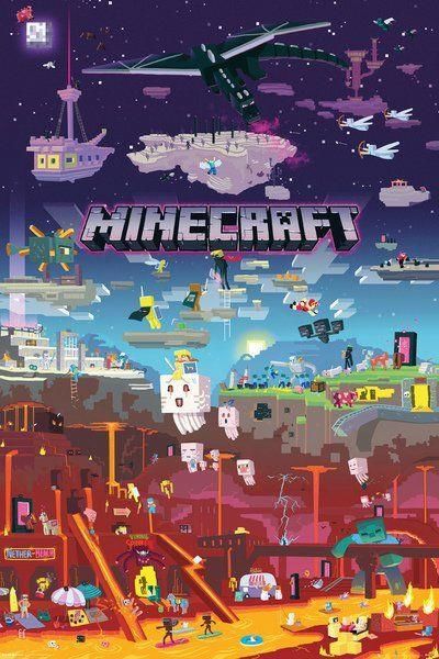Minecraft World Beyond - Maxi Poster
