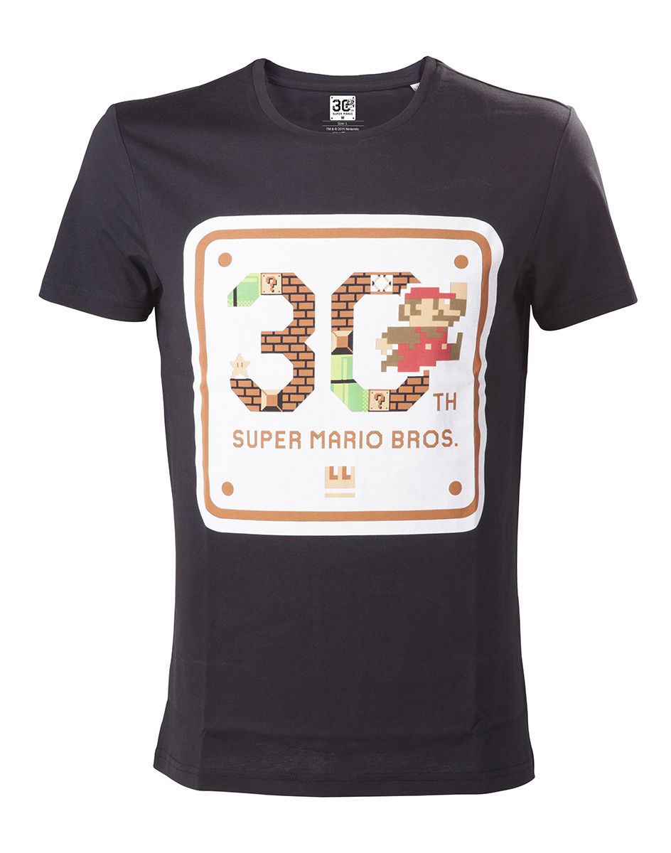 Nintendo - T-shirt Black 30th Anniversary - L
