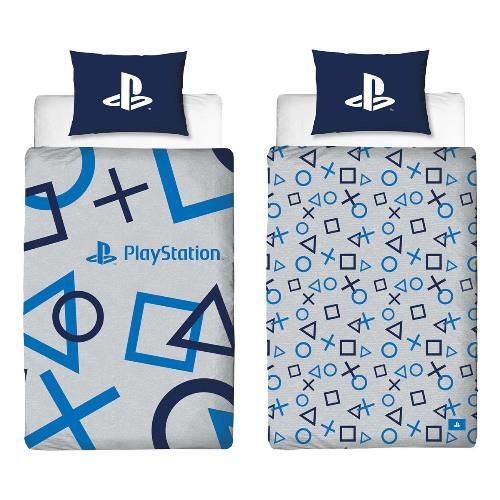 Playstation - Drap-housse \"Blue Symbols\"