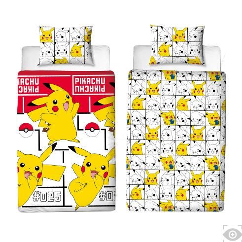 Pokemon - Drap-housse Number 25 "Pikachu"