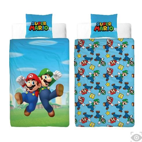 Nintendo - Drap-housse Super Mario & Luigi \"Platform\"