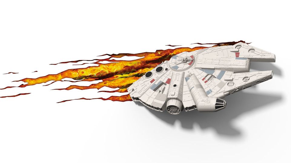 Star Wars 3D Light FX Millenium Falcon