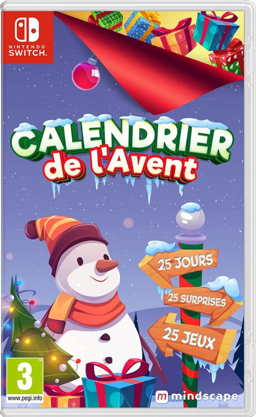 Calendrier de l'Avent, Jeux Nintendo Switch, Jeux