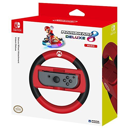 HORI - Nintendo Switch Mario Kart 8 Deluxe Wheel Mario Edition