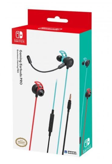 HORI - Nintendo Switch Neon Blue/Red Gaming Earphones
