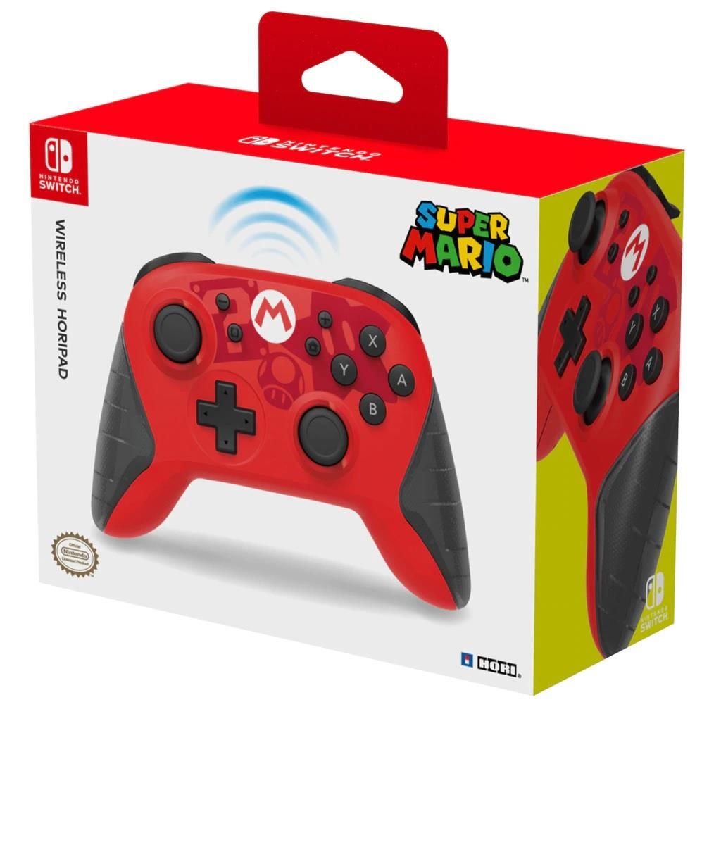 HORI - Nintendo Switch Wireless Controller Super Mario V2