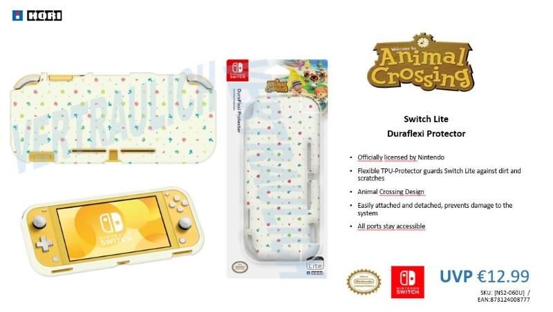 HORI - Nintendo Switch Lite Duraflexi Protector Animal Crossing