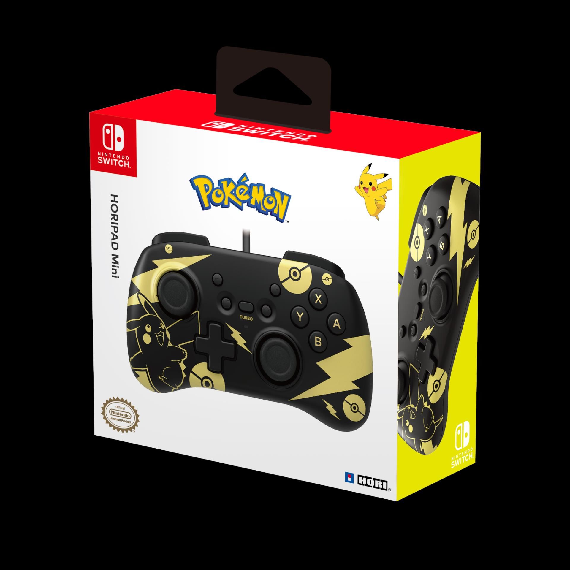 HORI - Nintendo Switch Horipad Mini Pikachu Black & Gold Edition