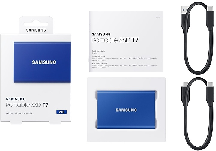 SAMSUNG Portable SSD T7 2TB