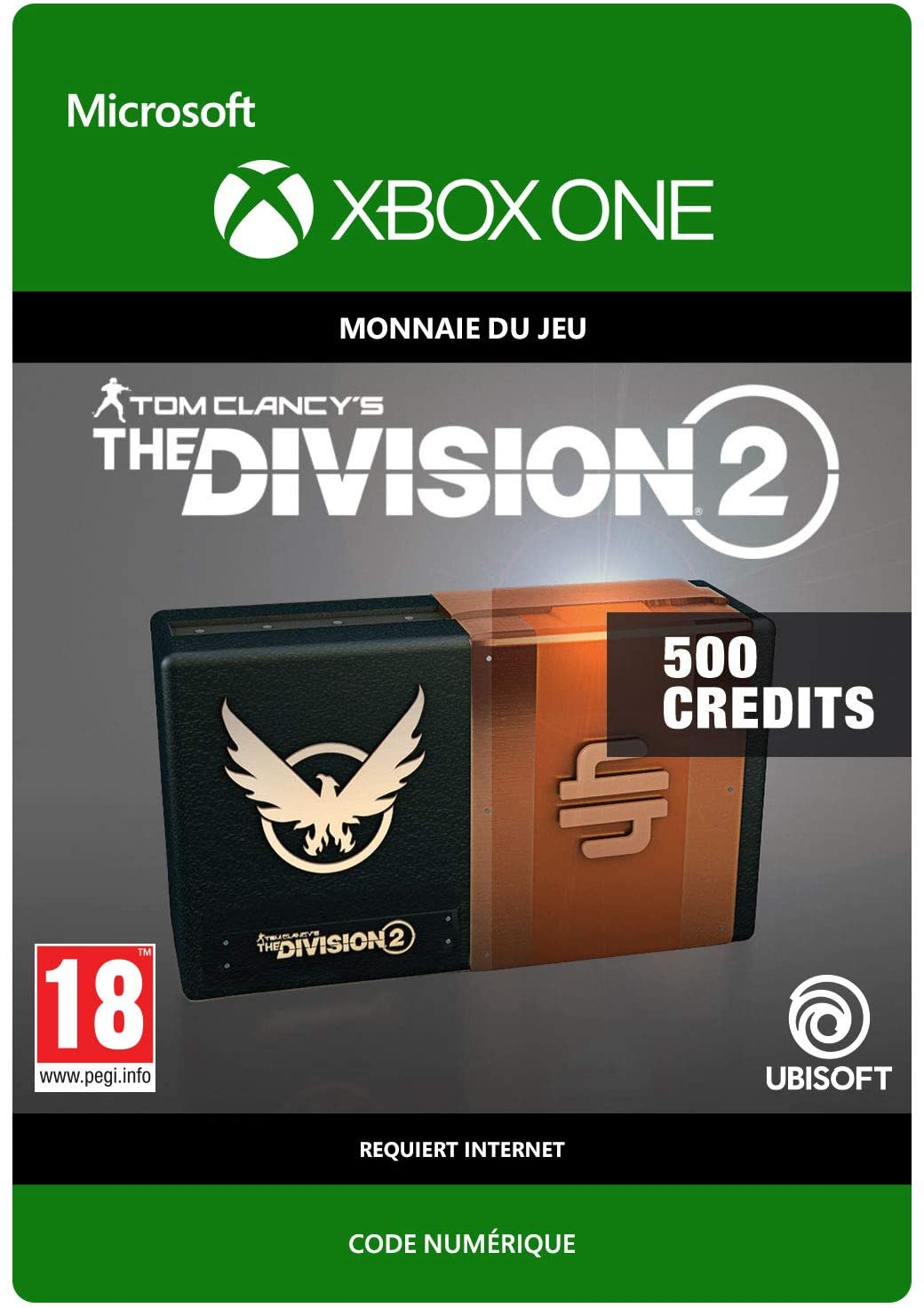 Tom Clancy's The Division 2 - 500 Premium Credits Pack